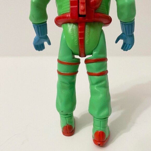 Vtg 1989 Ghostbusters Action Figure Winston Fright Features Kenner Astronaut Toy - Picture 12 of 16